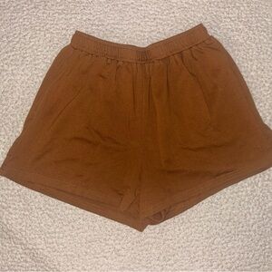 SHEIN Brown Women's Athletic Shorts